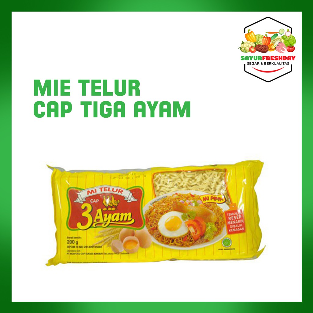 

Mie Telur Cap 3 Ayam