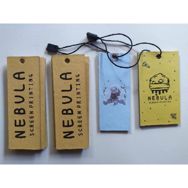 

Hangtag Tebal (Free Tali + Laminasi)