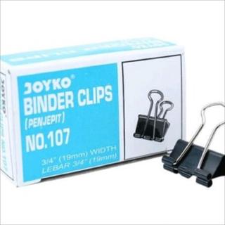 Penjepit Kertas/Binder Klip/Binder Clip No.107 Joyko