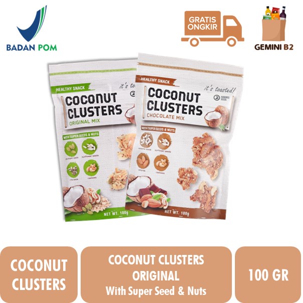 

Hundred Seeds Coconut Clusters / Cemilan Kelapa Panggang 100gr HALAL