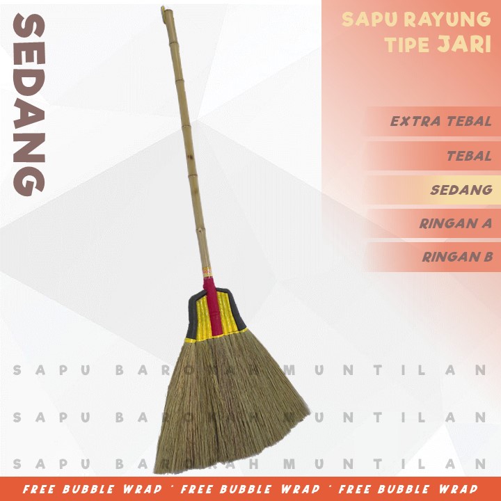 Jual Sapu Lantai Ijuk Rayung Tipe Jari Ukuran Sedang Shopee Indonesia