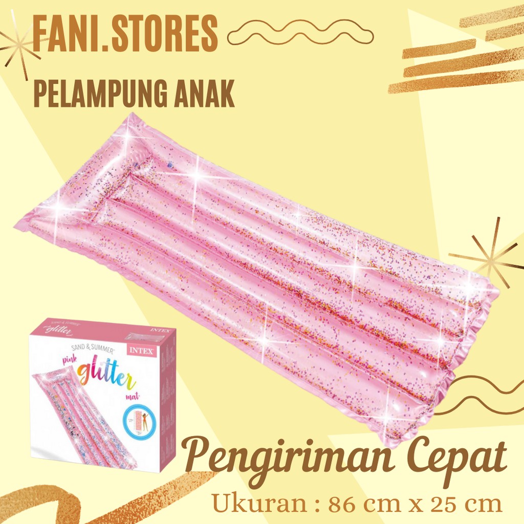 Kasur floating matras air pelampung kolam renang BUNGA 59720 Swim H3D9