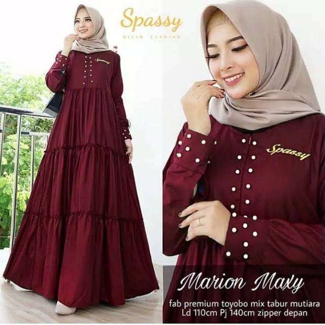 MARION DRESS/GAMIS MURAH/GROSIR GAMIS/GAMIS SYAR'I