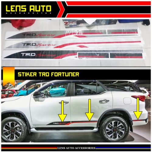 Stiker Trd Fortuner 2016 Stiker trd all new fortuner