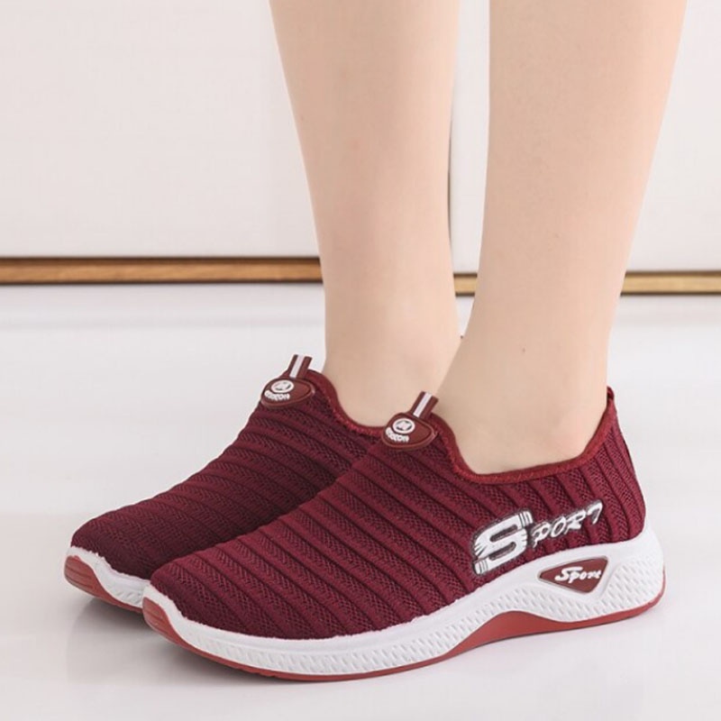 Sepatu Sneakers Wanita SlipOn Fashionable - Y-1