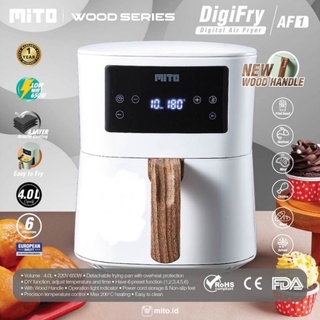 MITO Digital Air Fryer 4 Ltr Low Watt -DigiFry AF1
