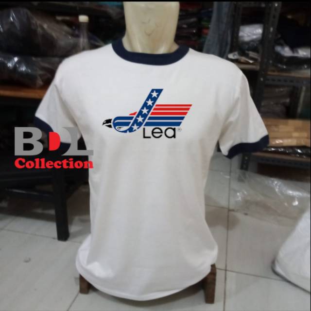 Kaos T Shirt Lea Jeans Ringer Tee