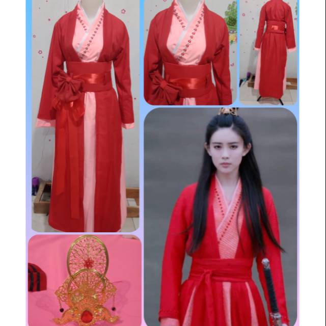 Wen Qing The Untamed Cosplay Costume/Hanfu/Chen qi Ling/ Modaozushi kostum