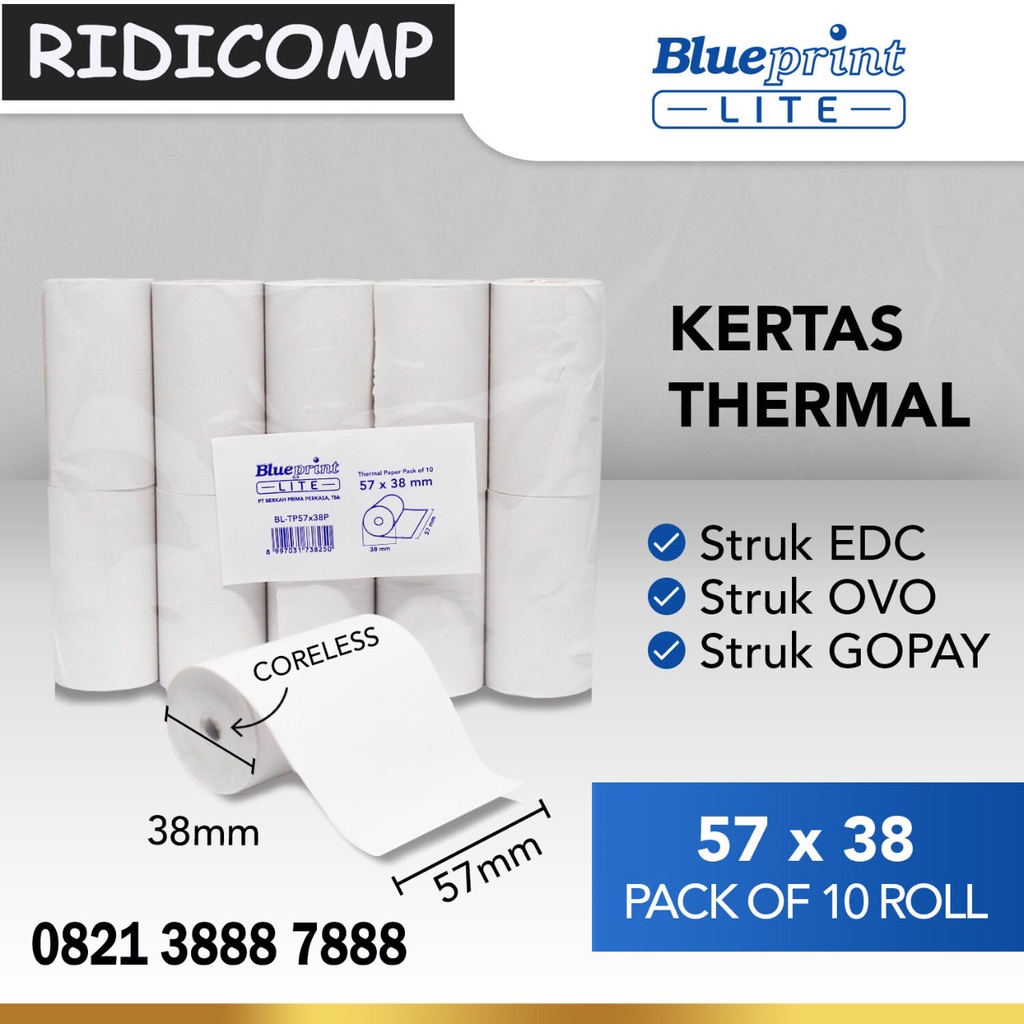 

BLUEPRINT THERMAL PAPER 57x38