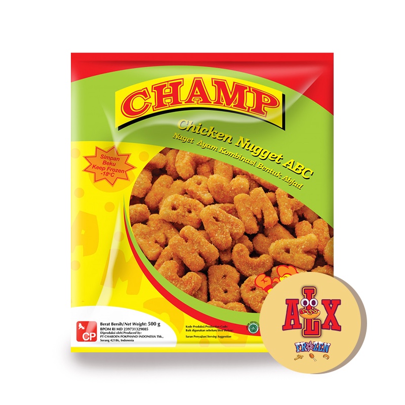 

CHAMP CHICKEN NUGGET ABC [500g]