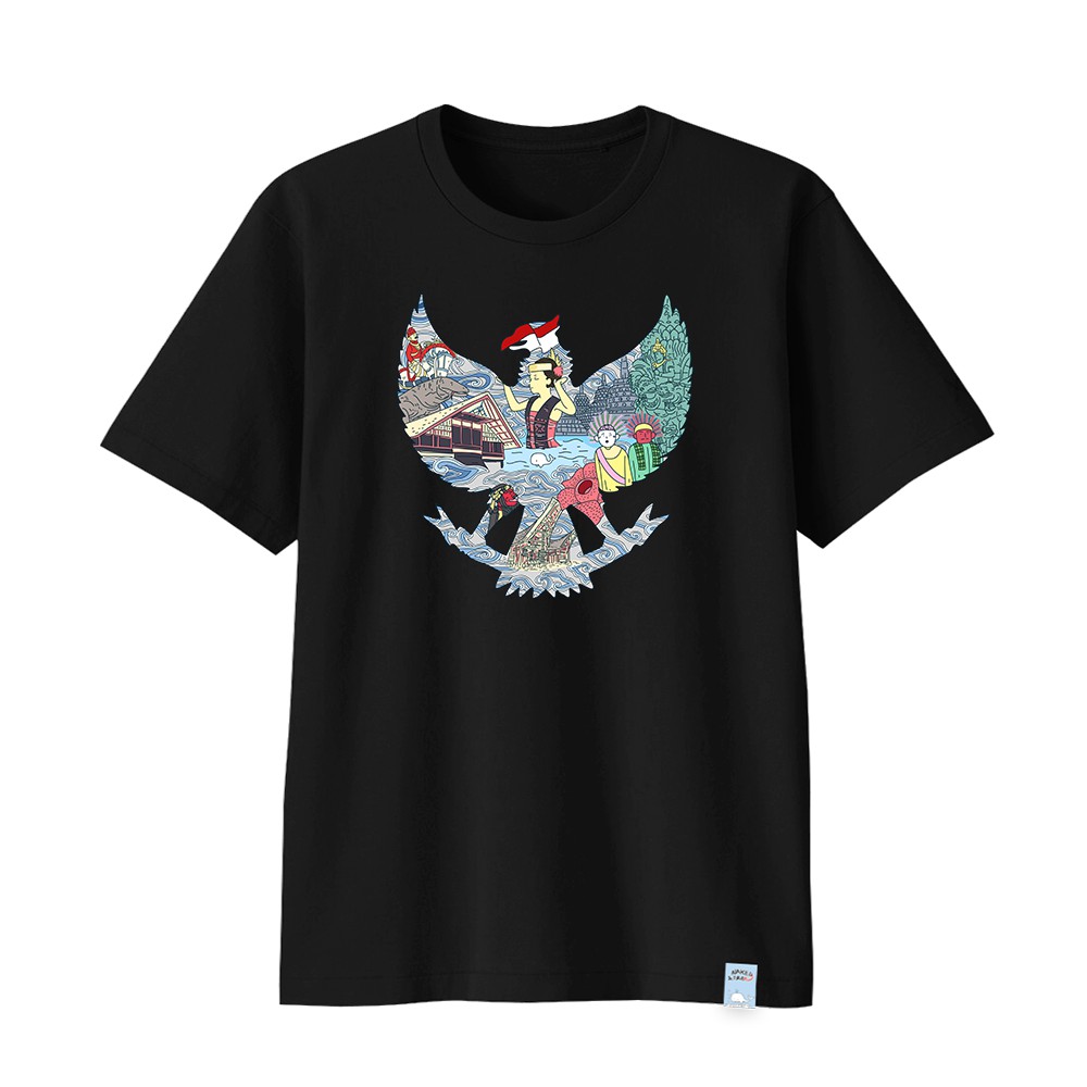 Baju Kaos Garuda Ragam Indonesia Tersedia Size Bayi Anak Remaja Dewasa Big Size Katun Cotton 30