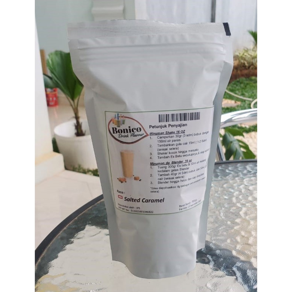 

BONICO SALTED CARAMEL drink powder 500gr Bubuk minuman KARAMEL ASIN ice blend
