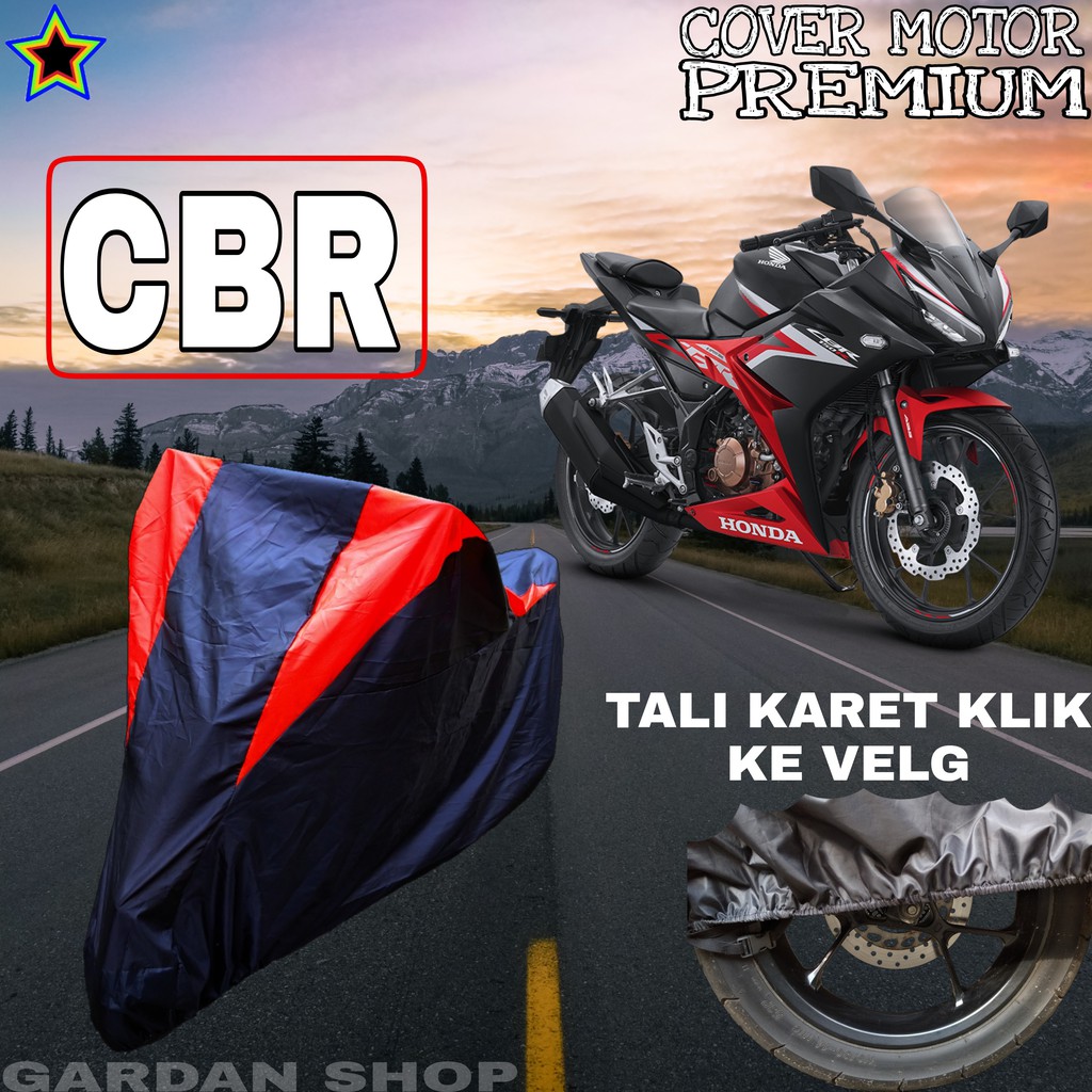 Sarung Motor CBR Hitam MERAH Body Cover Penutup Pelindung Motor Cbr PREMIUM