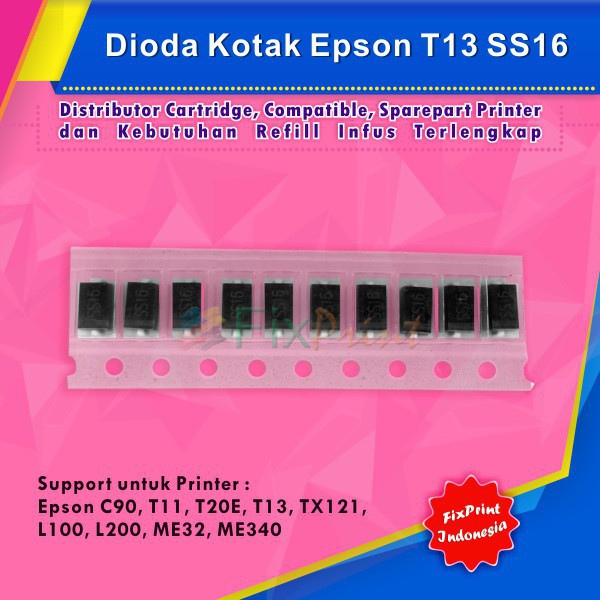 Dioda SS16 SS14 SMD  Dioda Kotak Epson C90 T11 ME340 Murah 10PCS