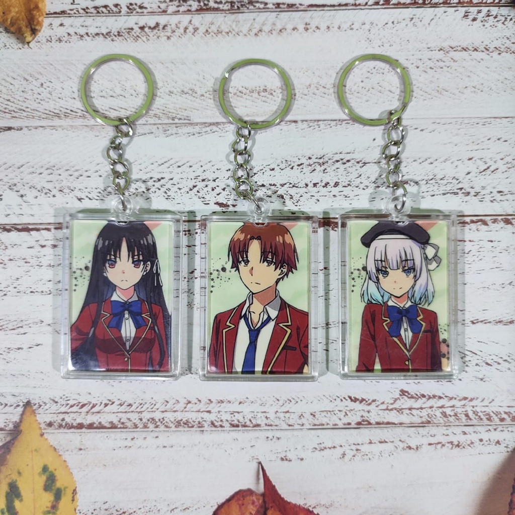 Souvenir Gantungan Kunci Kotak Anime -  Classroom of the Elite Keychain