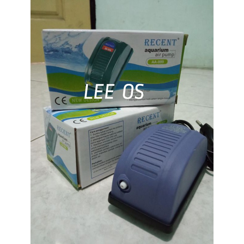 AIR PUMP MESIN AERATOR  1 LUBANG RECENT AA-999