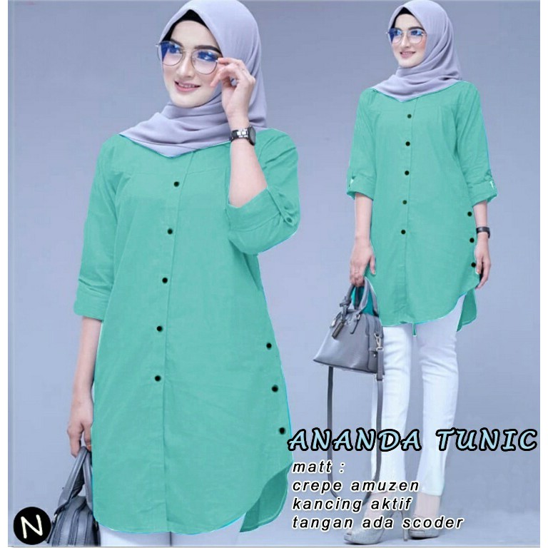 671261 - ananda tunic XL hijau