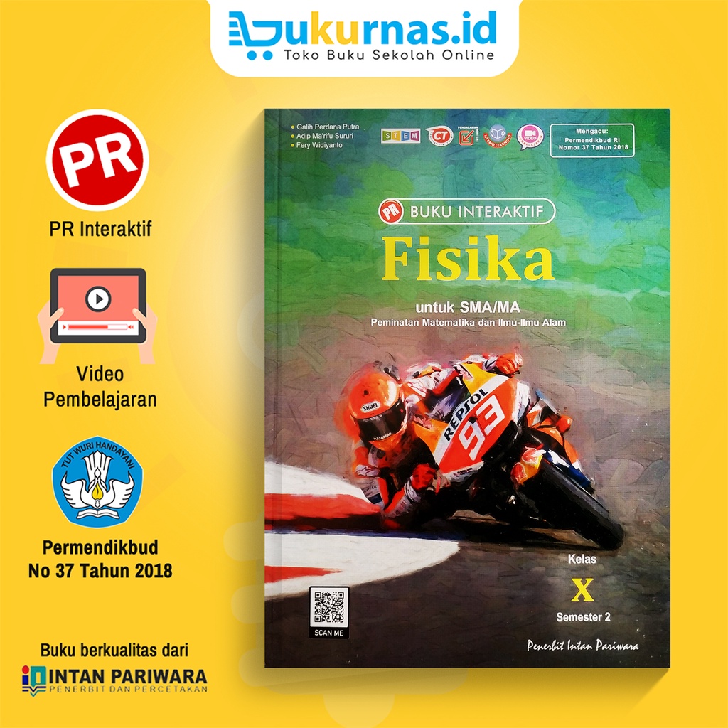 Buku PR Interaktif Fisika SMA/MA Kelas 10 Semester 2 - Intan Pariwara