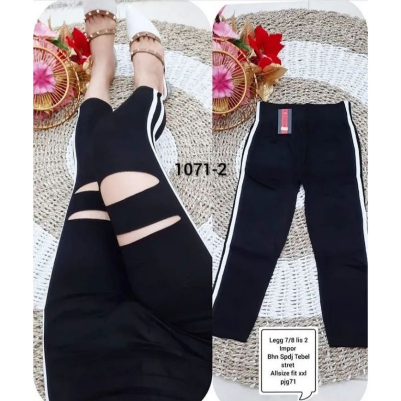 Legging Sobek 7/8 / Leging Import / Lejing Wanita