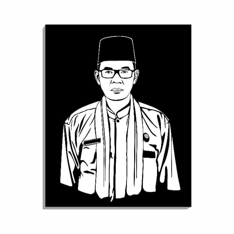 Line Art/Ilustrasi Wajah/Siluet