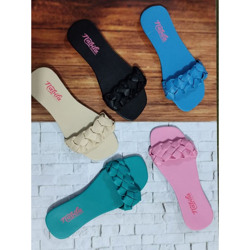 sandal teplek kokop kepang new