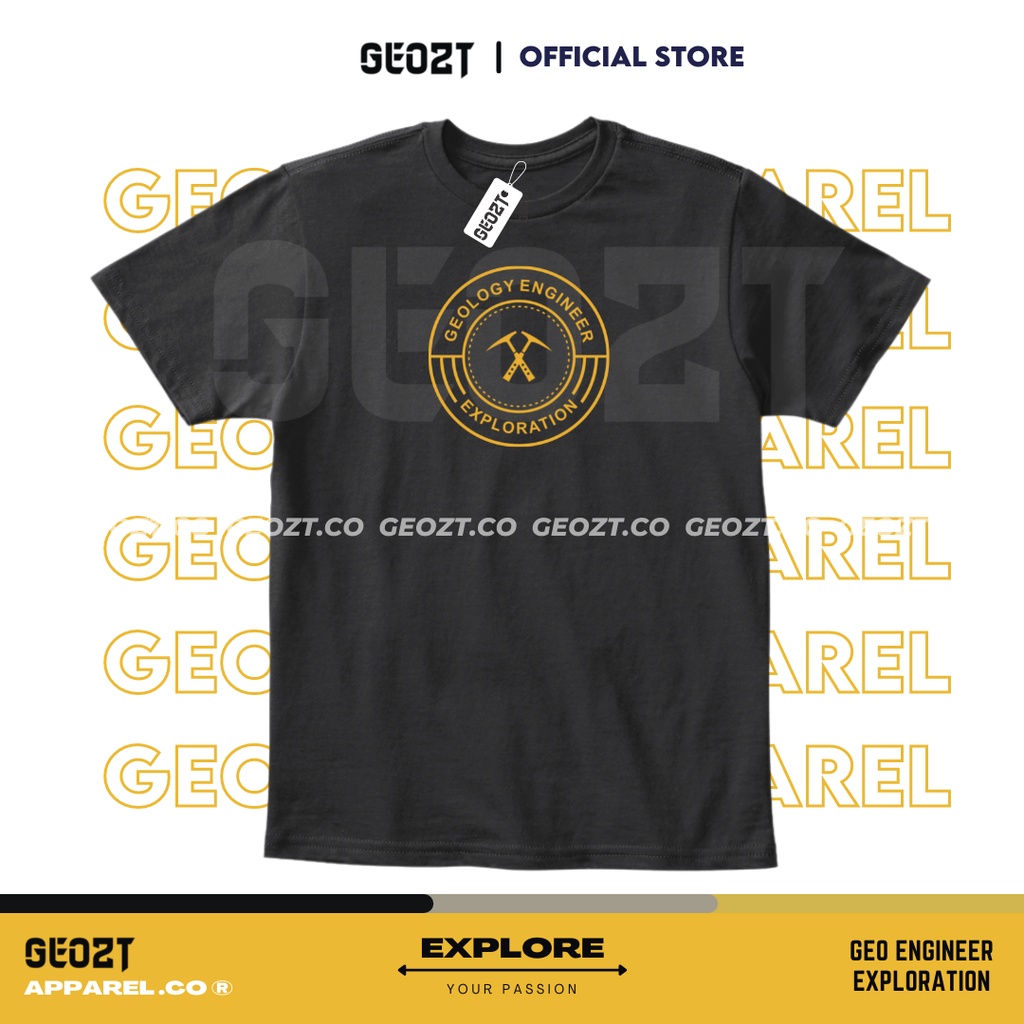 T-Shirt Geologi / Kaos Geologi  "Geo ENG Exploration"
