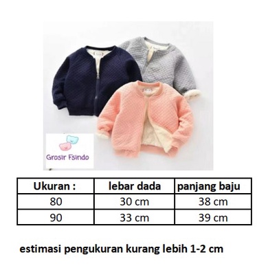 Jaket bayi/ Sweater Bayi/ Baju dingin anak JK9 LYME