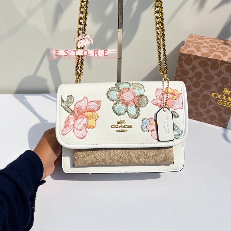 Tas Wanita CH Klare Signature With Bunga Bordir