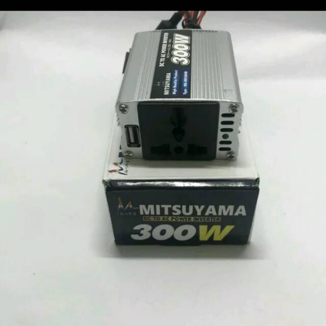 POWER INVERTER MINI MITSHUYAMA 300WATT // SUNPRO 300WATT // ALAT PERUBAH ARUS DC KE AC