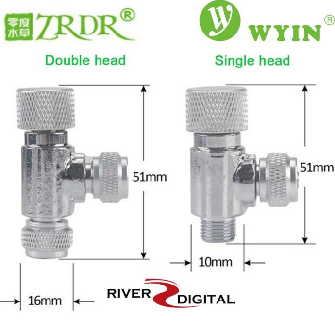 Aquascape Wyin Co2 Regulator / Needle Valve / Kran DIY