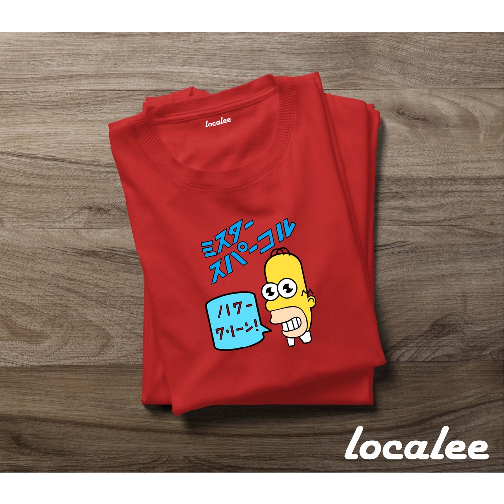 THE SIMPSON RED TSHIRT- BART SIMPSON TSHIRT-KAOS UNISEX SIMPSON