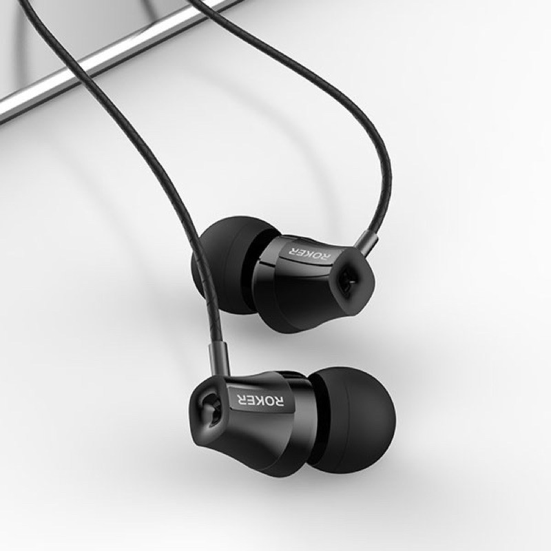 Handsfree ROKER RK50K UNIQ / Headset Roker EXTRA BASS / Earphone ROKER UNIQ RK 50k