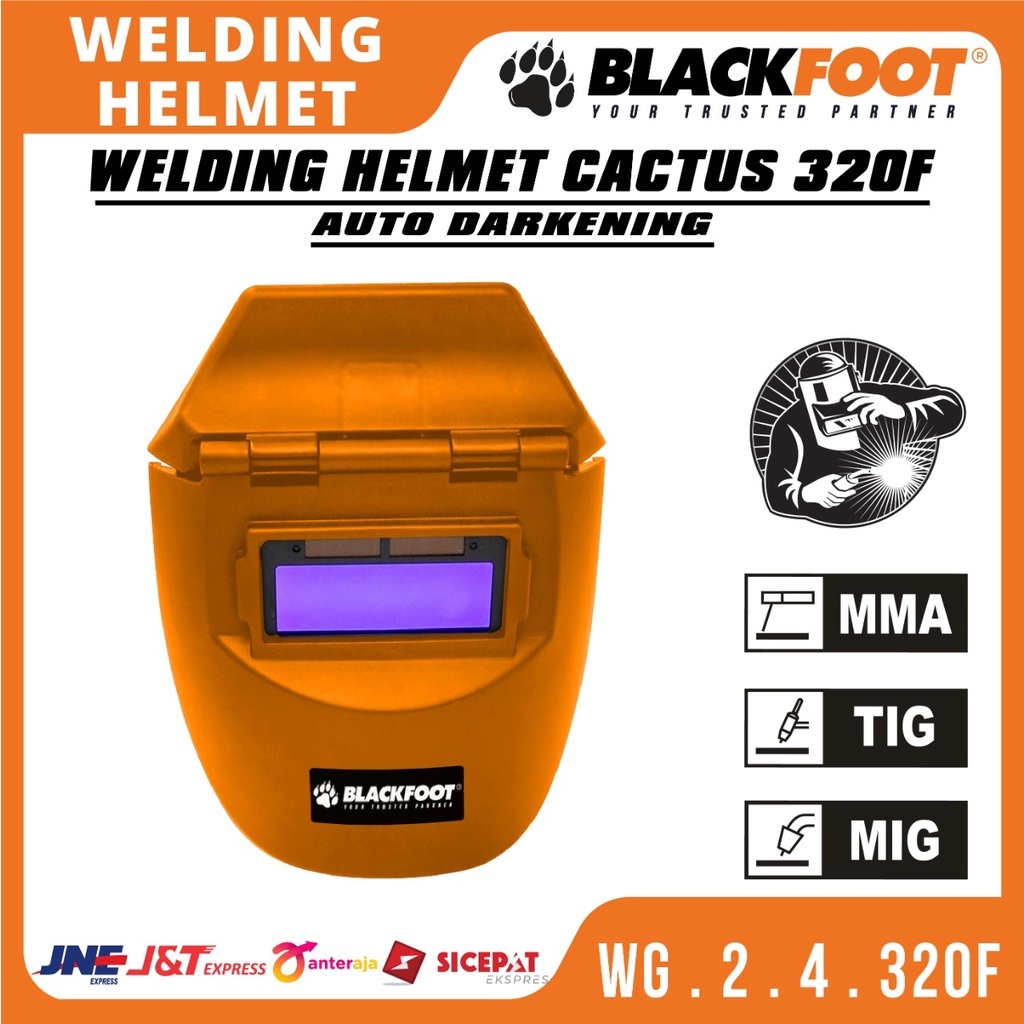 Jual BLACKFOOT Helm Las Topeng Las Blackfoot Otomatis Welding Helmet