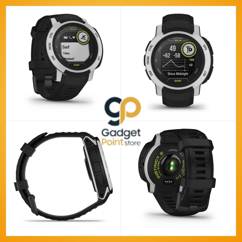 Sport Watch | Smart Watch Garmin Instinct 2 Solar Surf Edition Bells Beach 45mm - Garansi TAM 2 Tahun