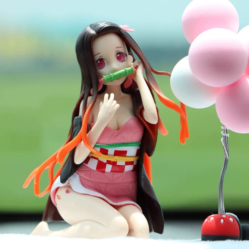 Action Figure Model Anime Demon Slayer Kamado Nezuko Kneeling Untuk Koleksi