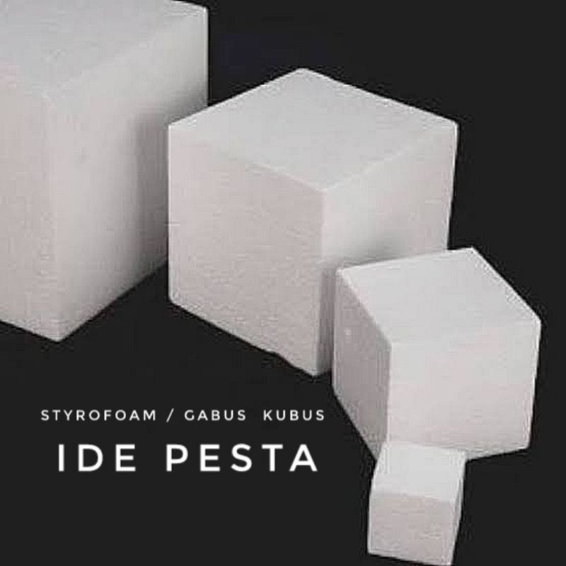Styrofoam Gabus Kotak Kubus