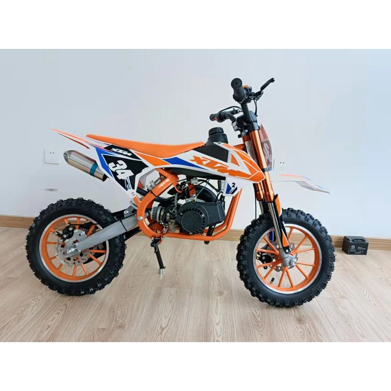 MOTOR MEDIUM TRAIL XTM 50CC NEW  DOUBLE KNALPOT(2 SLINCER)~MOTOR CROSS TRAIL 50CC