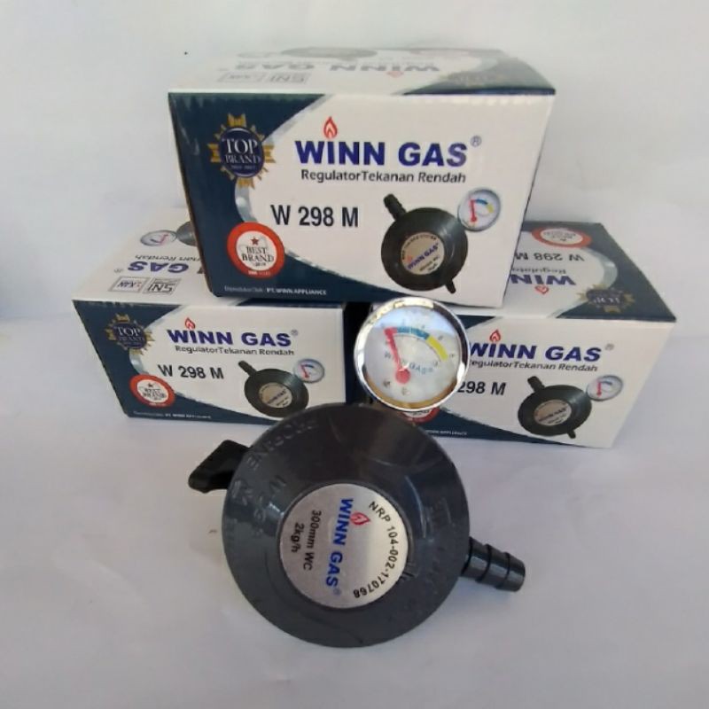 REGULATOR WINN GAS W 298 METER BER SNI REGULATOR ANTI BOCOR