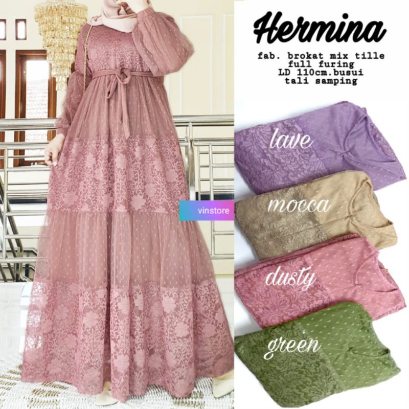 dress brokat HERMINA by. VINSTORE