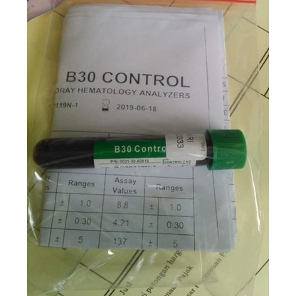Control Hematology B-30 & BC-3D Mindray