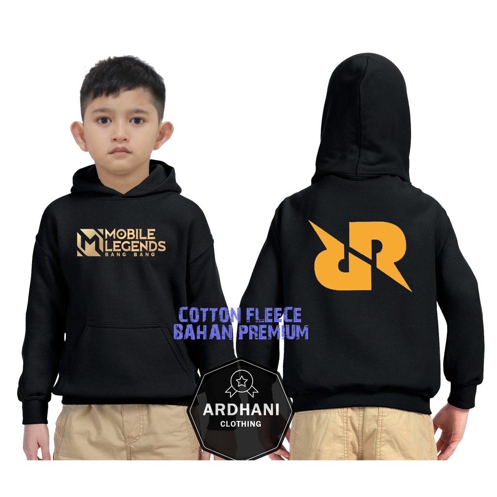 JAKET HOODIE ANAK MOBILE LEGEND RRQ