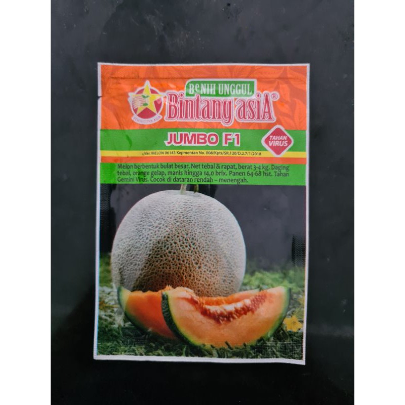 Benih Melon Tahan Virus JUMBO F1 20 Gram