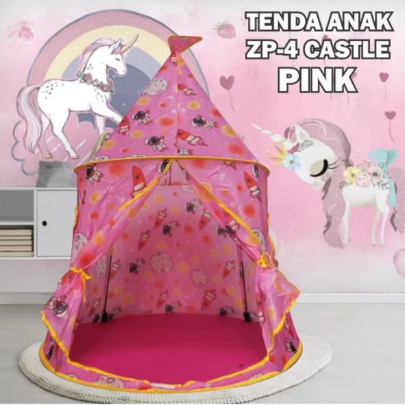 Tenda Anak Model Castle Kado Mainan Kastil Worldhome66