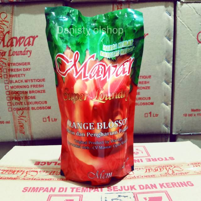 Mawar super laundri softener parfum loundri pelembut pakaian