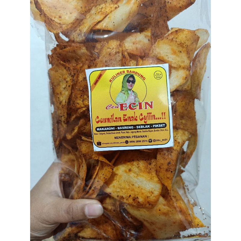 Pikset keripik setan 250 gr