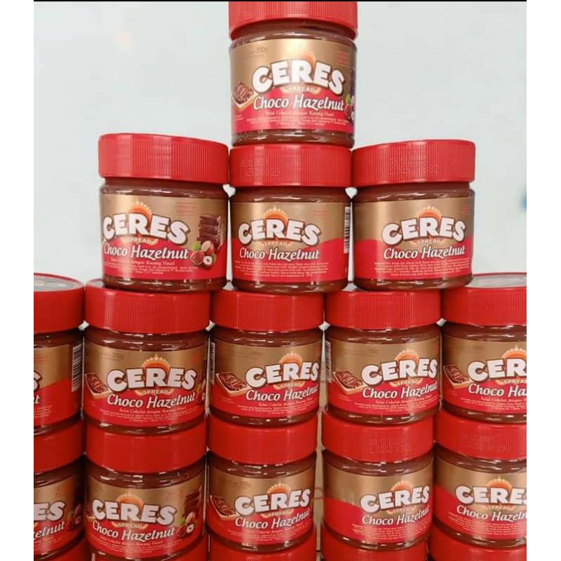 Jual Ceres Spread Choco Hazelnut Selai Rasa Coklat Hazelnut 200gr