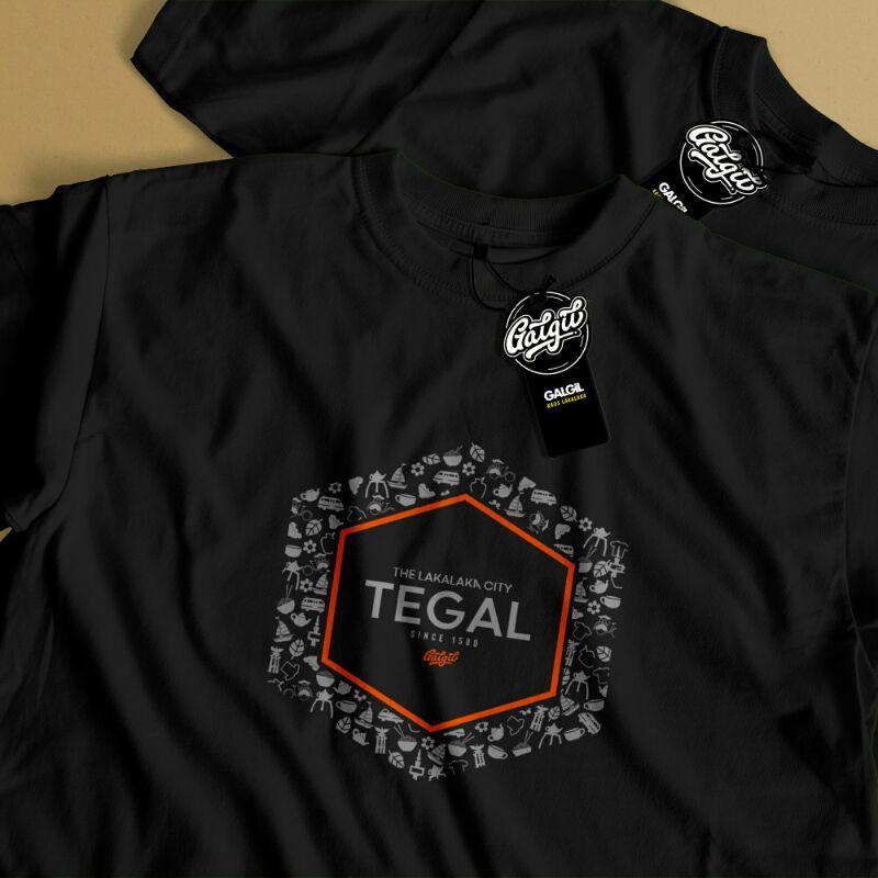 Kaos Galgil | Tegal Icon (hitam)