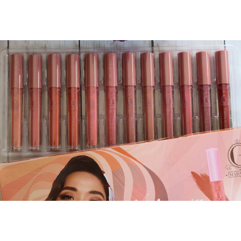 [HARGA LUSINAN - LIPCREAM GROSIR] MADAME GIE LIP LIQUIDE Nude Series