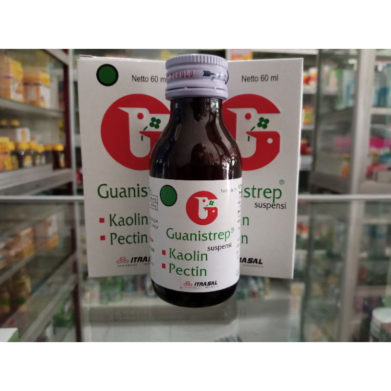 GUANISTREP SUSPENSI 60ML | OBAT DIARE - ED 10/2026