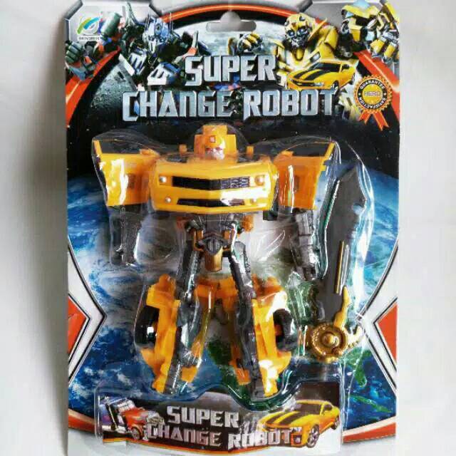 change robot mainan robot